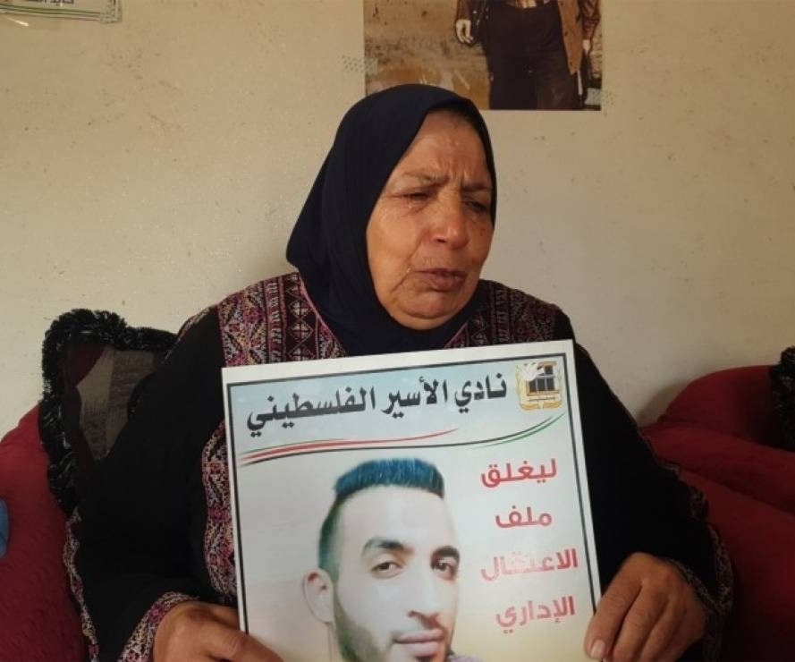 Palestinian prisoner Kayed Al-Fasfous' mother Palestinian prisoner Kayed Al-Fasfous' mother