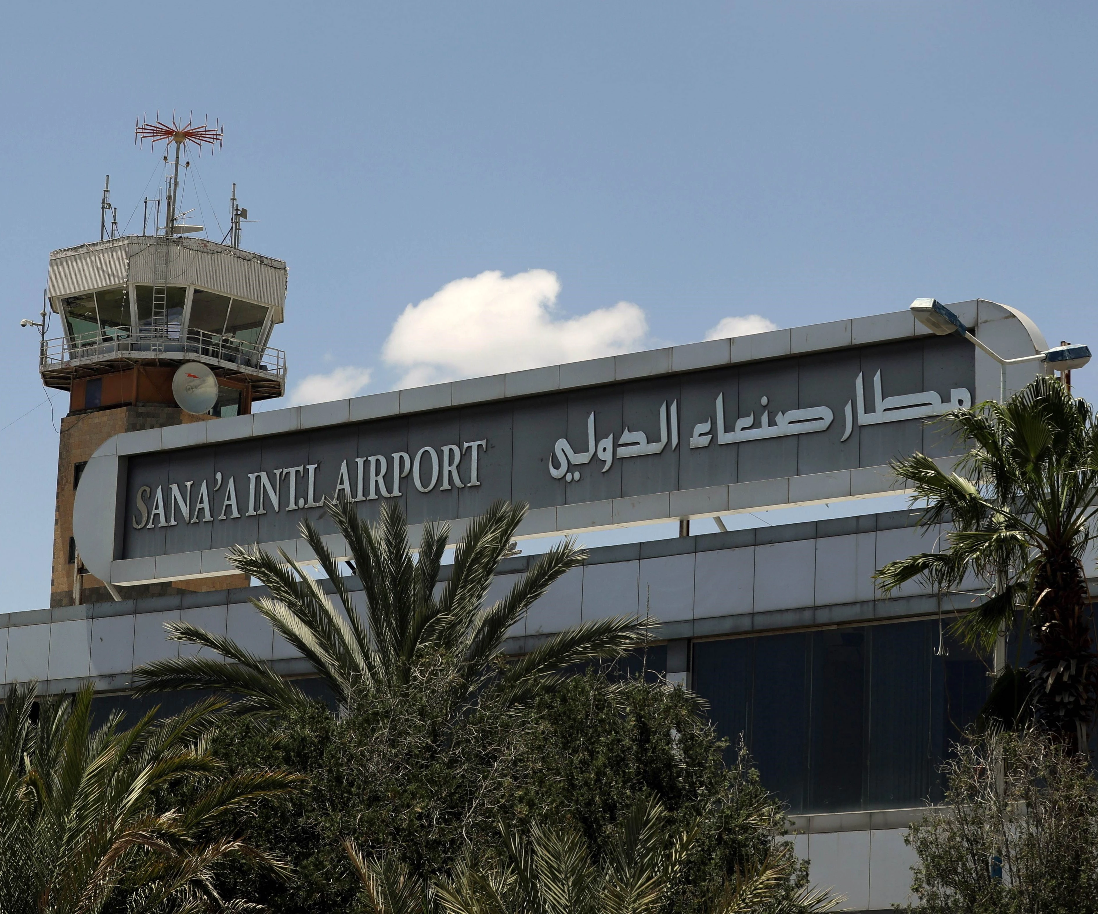 A view shows the tower of Sanaa airport in Sanaa, Yemen September 8, 2020 (Reuters) A view shows the tower of Sanaa airport in Sanaa, Yemen September 8, 2020 (Reuters)