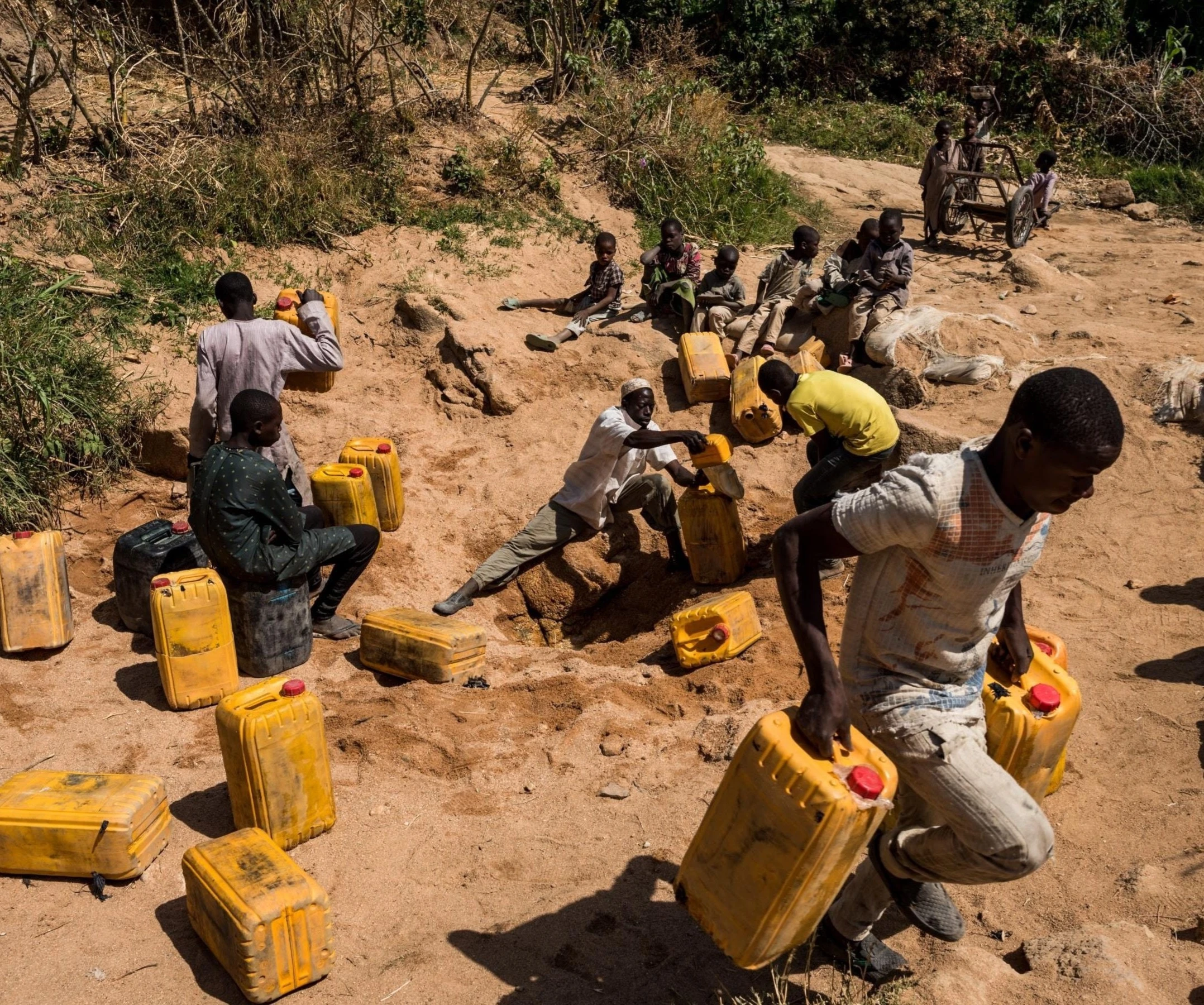 People gathering water in Cameroon (The Telegraph) People gathering water in Cameroon (The Telegraph)