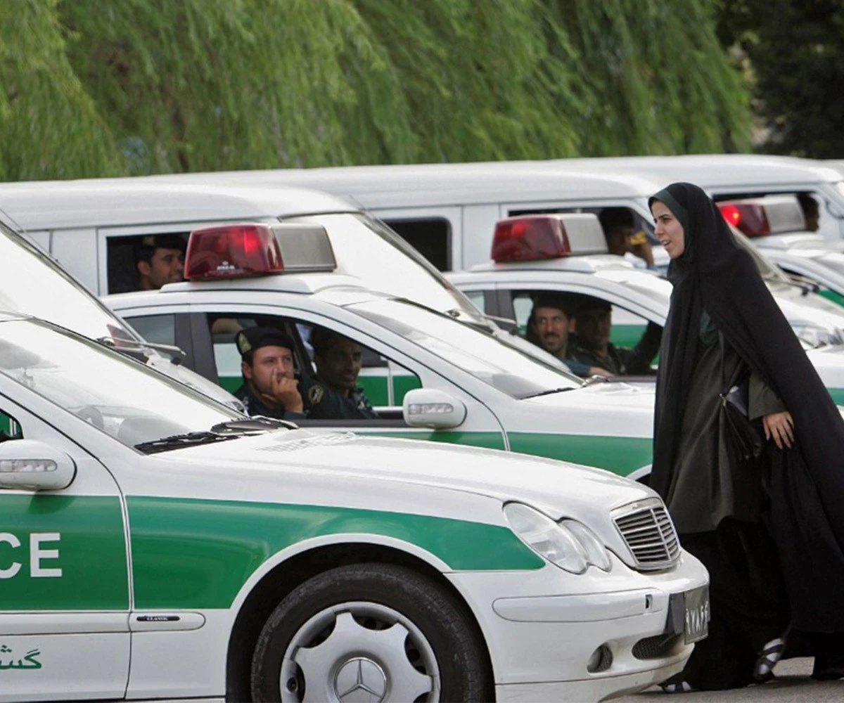 Iranian police vehicles in Tehran, Iran (AFP) Iranian police vehicles in Tehran, Iran (AFP)