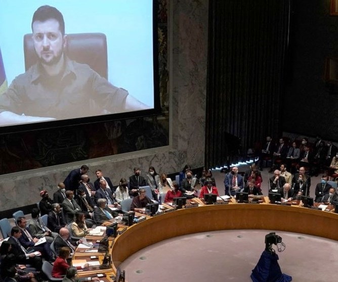 "This violates the existing practice and working methods of the Security Council," said the Russian Envoy "This violates the existing practice and working methods of the Security Council," said the Russian Envoy