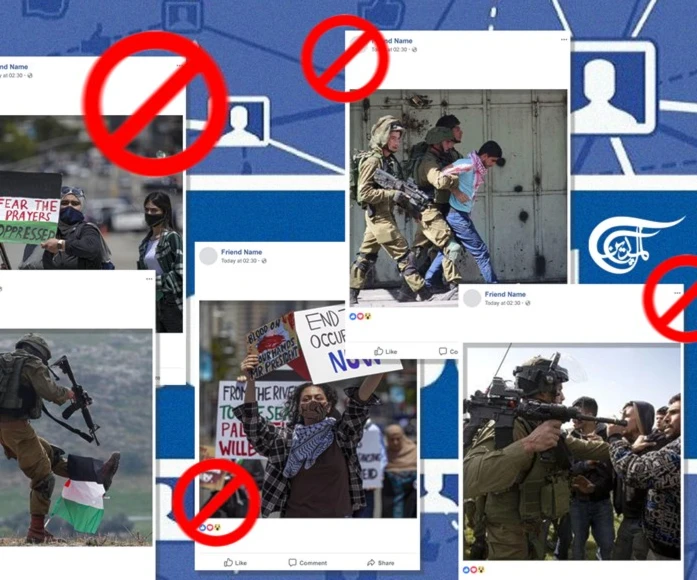 Palestinian accounts received a number of content policy violation reports. Palestinian accounts received a number of content policy violation reports.