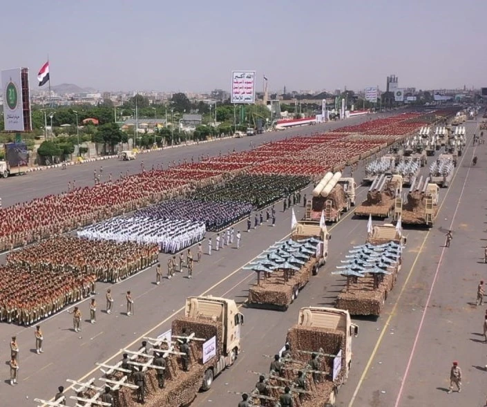 Yemeni Armed Forces unveil latest strategic weapons in military parade Yemeni Armed Forces unveil latest strategic weapons in military parade