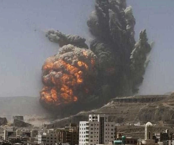 Saudi shelling on Yemen Saudi shelling on Yemen
