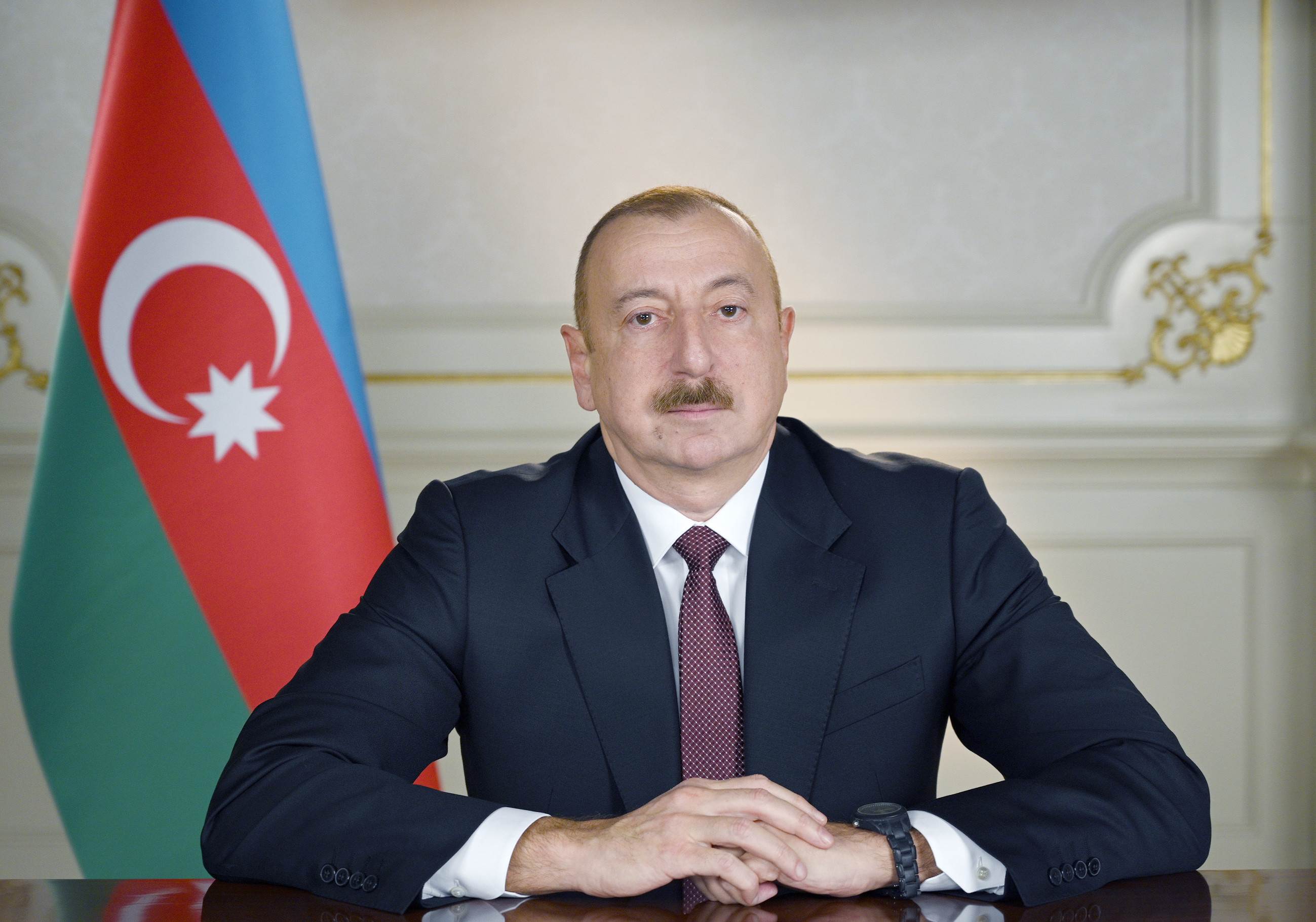 President of the Republic of Azerbaijan Ilham Aliyev in Baku on January 11, 2021 |