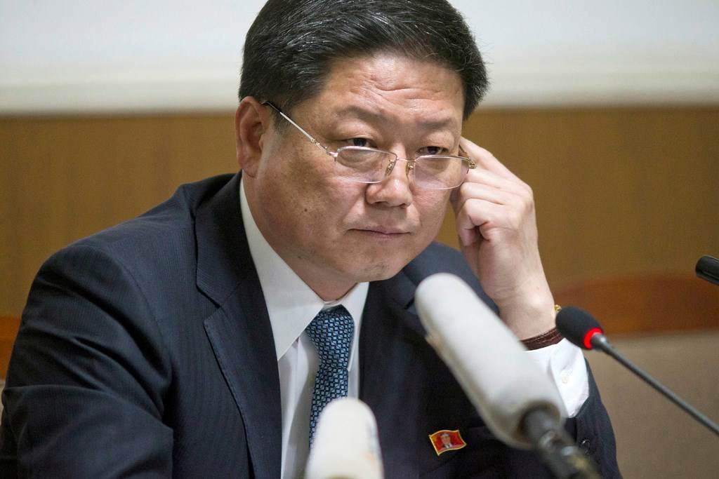 North Korea's Deputy Foreign Minister Pak Myong Ho