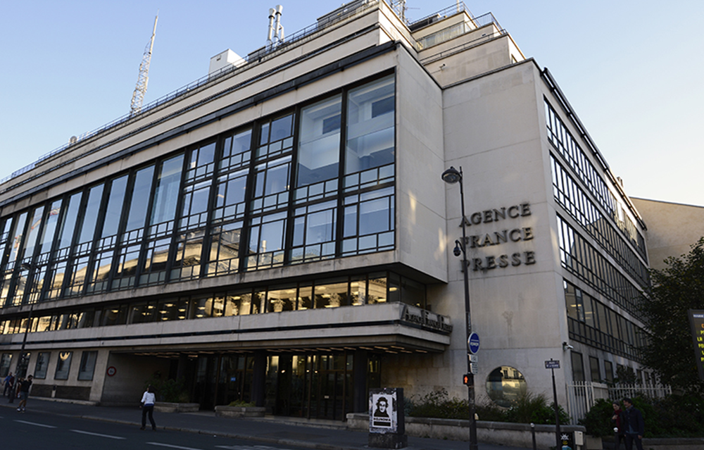 Agence France-Presse headquarters in Paris, France