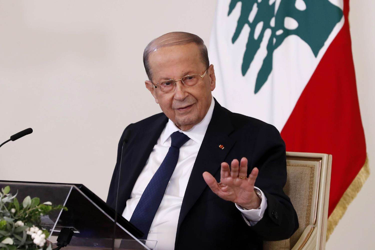 Lebanese President Michel Aoun.