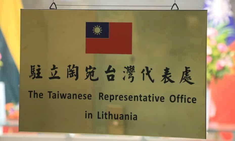 Lithuania opened an official representative office for Taiwan