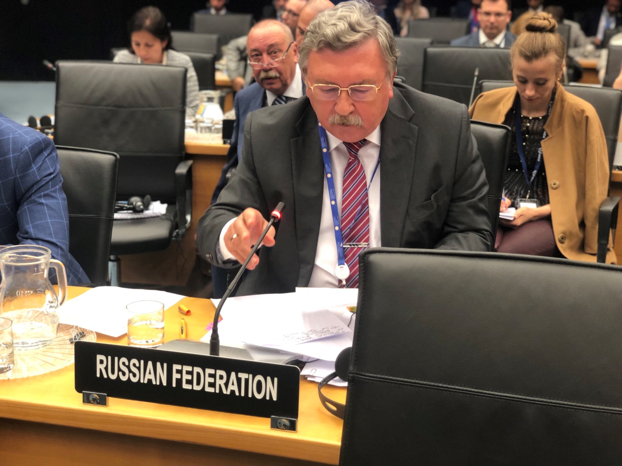 Russia's permanent representative to international organizations in Vienna, Mikhail Ulyanov