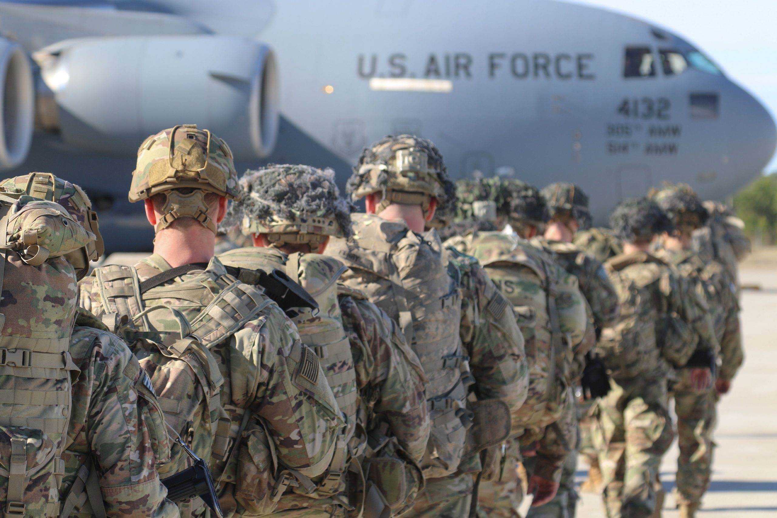 US Air Force troops in Iraq (Credit: AFP)