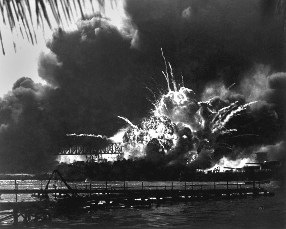 The attack on Pearl Harbor, December 7, 1941