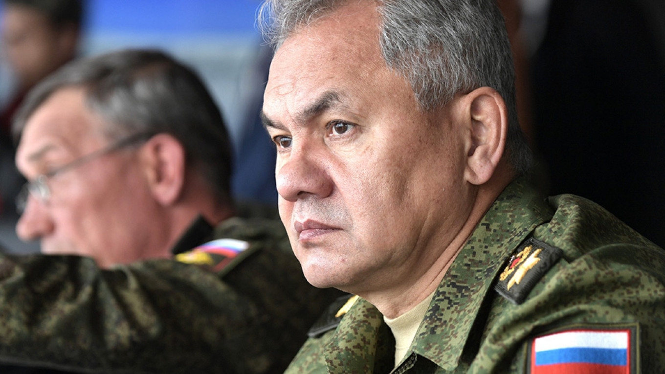 Russian Defense Minister Sergey Shoygu
