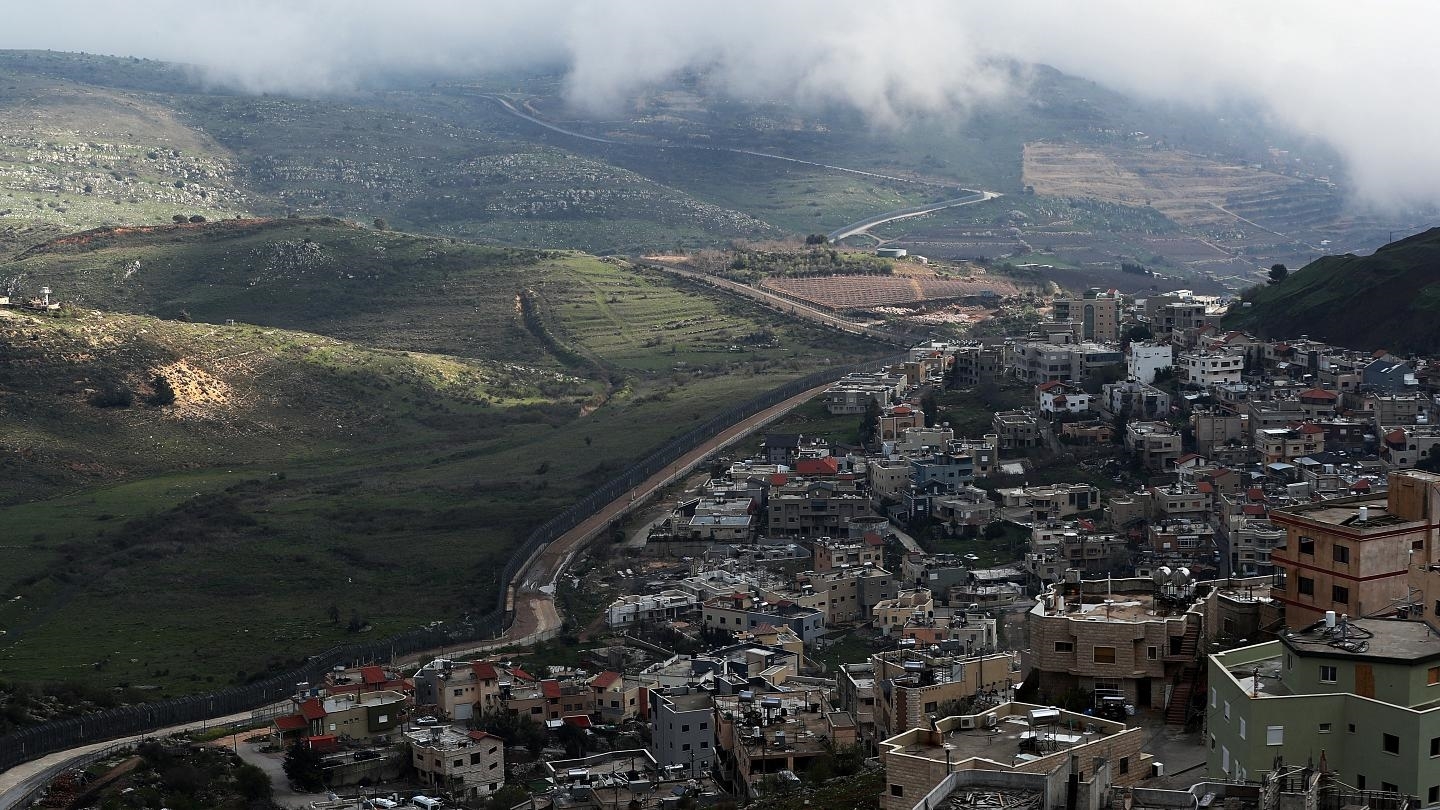 The town of Majdal Shams in the occupied Syrian Golan (Reuters)