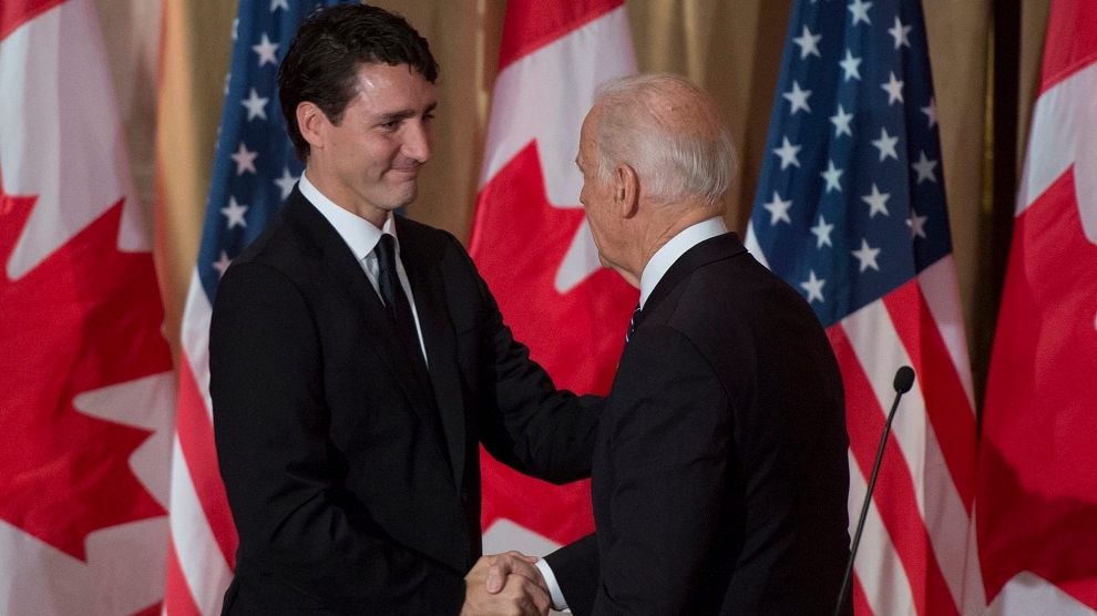 US President Joe Biden and Canada’s Prime Minister Justin Trudeau