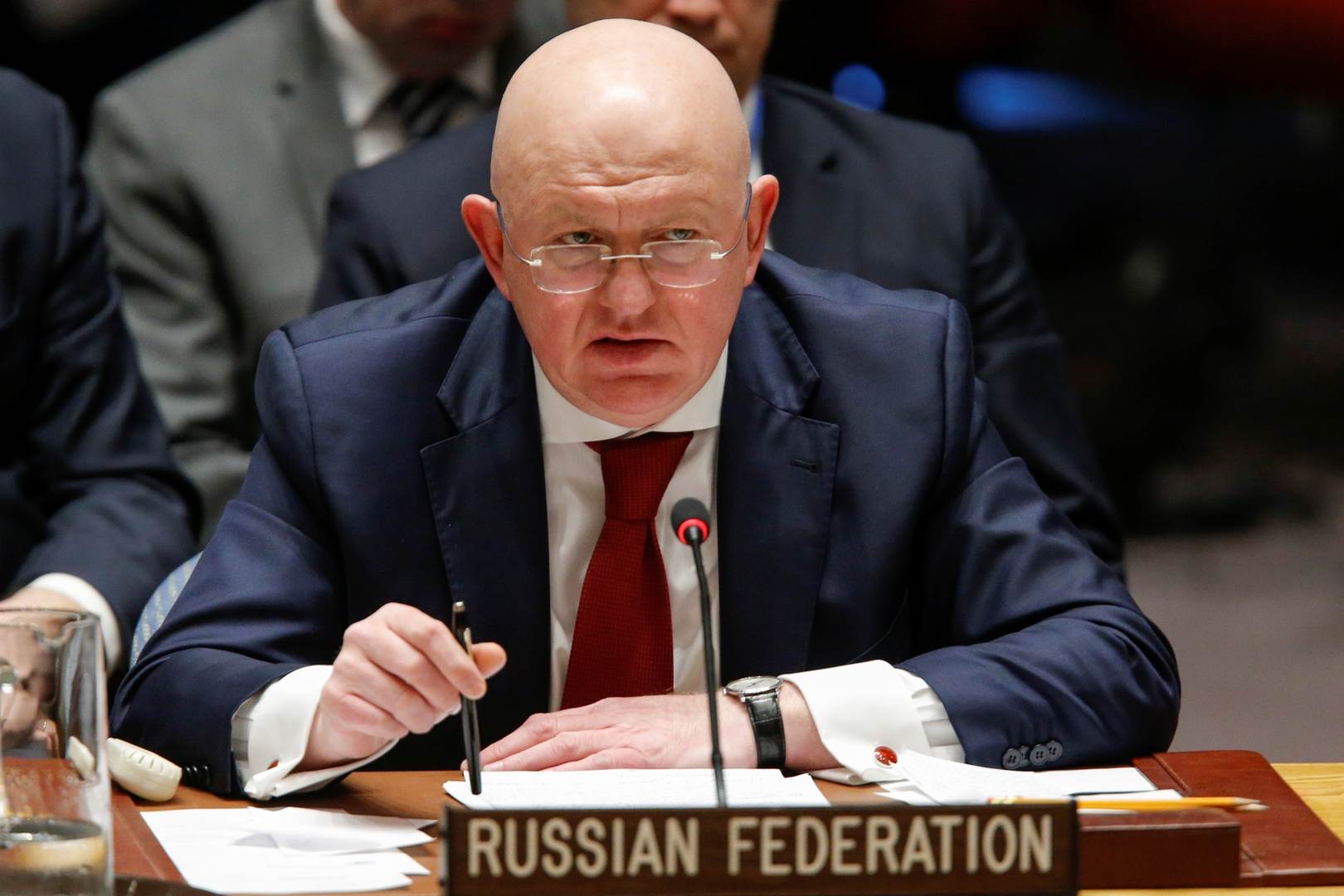 Permanent Representative of the Russian Federation to the United Nations, Vasily Nebenzya