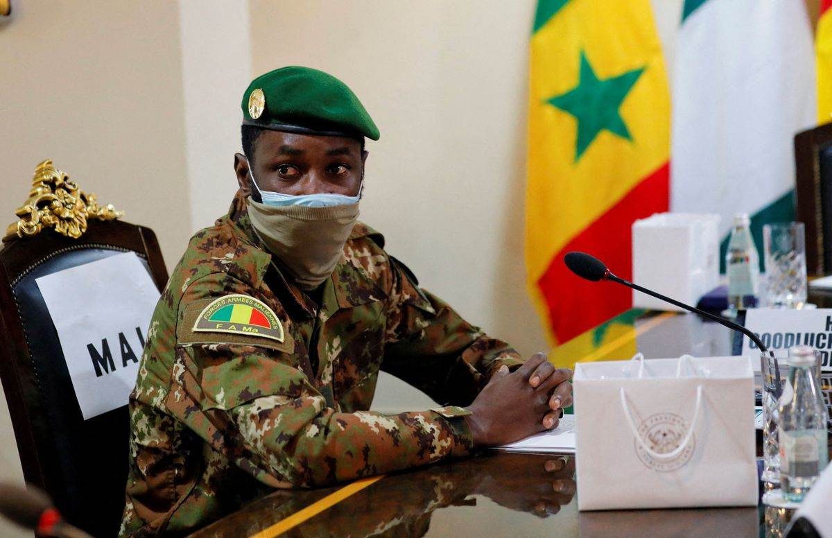 Colonel Assimi Goita, leader of Malian military junta.