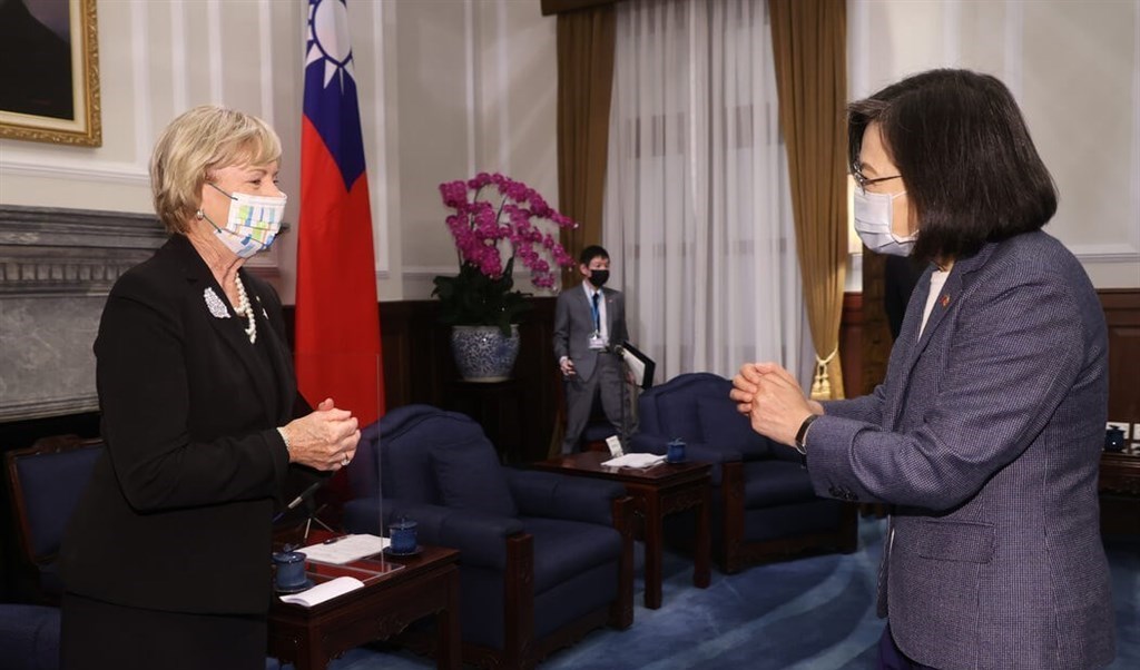 Beijing furious over another foreign visit to Taiwan. Source: CNA photo Oct. 11, 2022