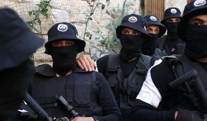 Members of the Palestinian Resistance group the Lion's Den (archive)