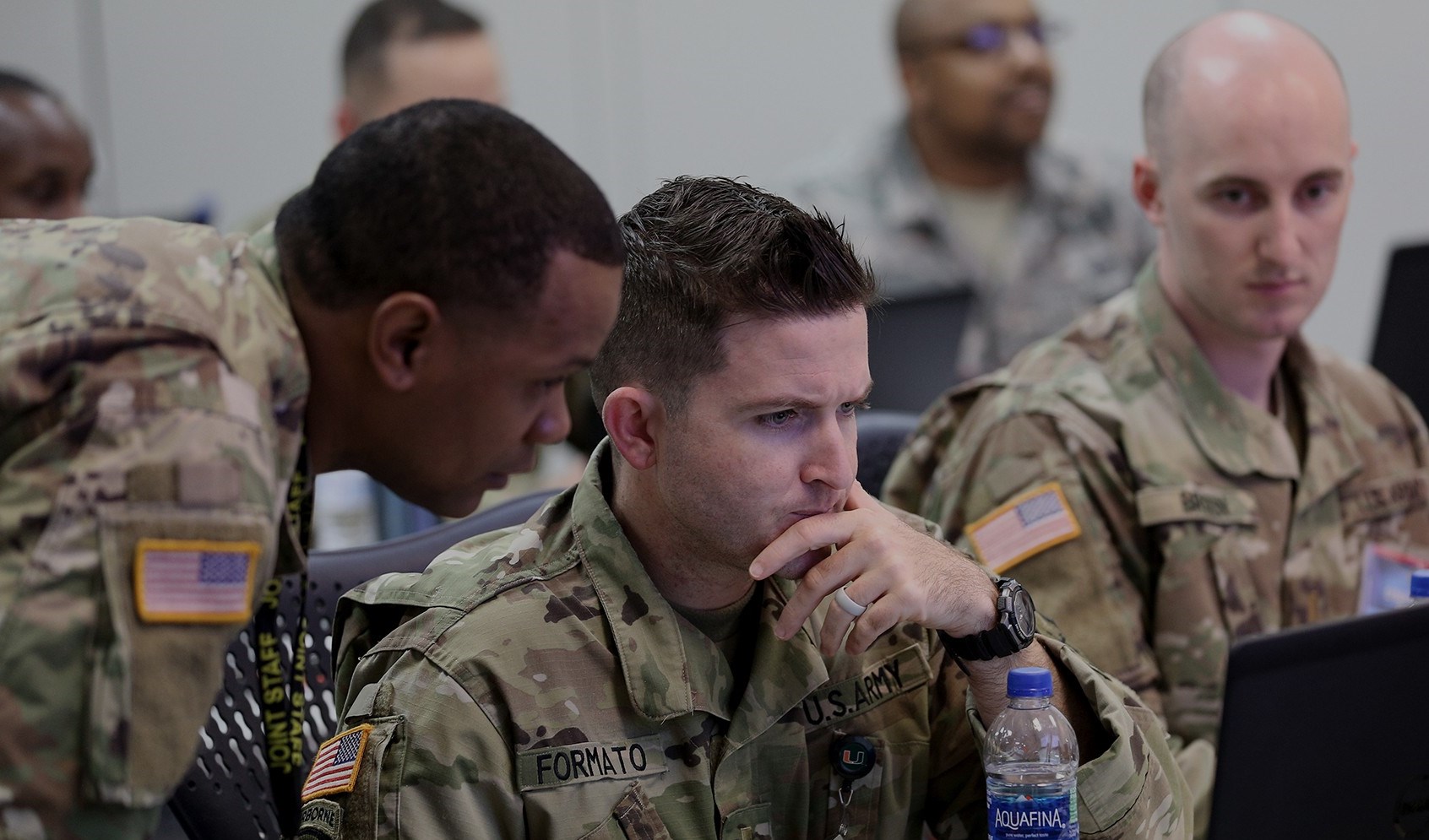 US service members and international allies participate in Cyber Flag, an annual cyber defense exercise. Photo: US Army.