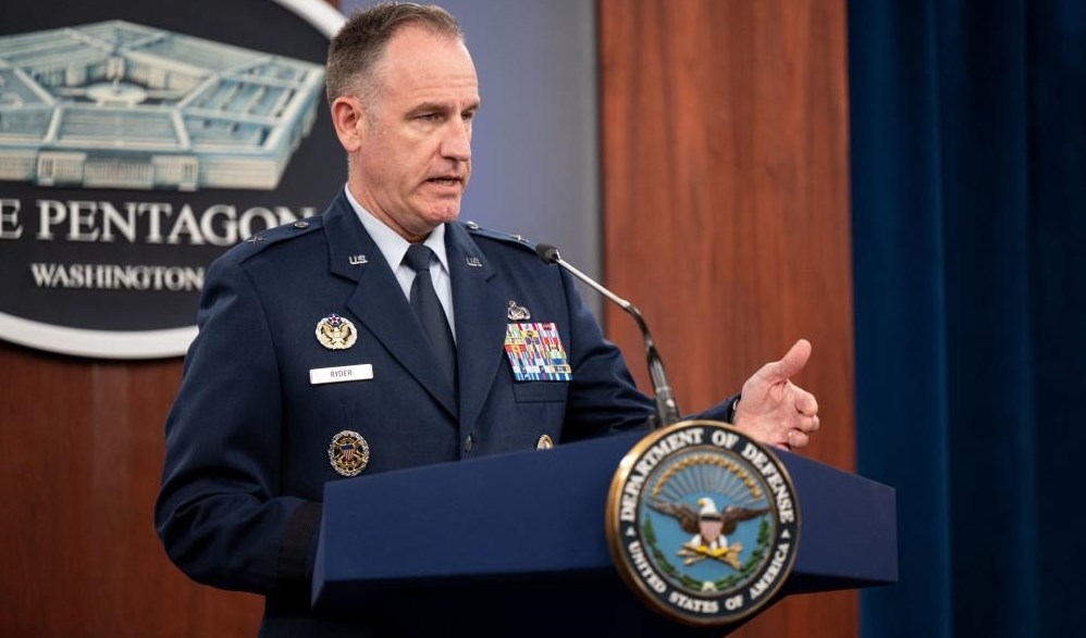 The spokesperson of the US Department of National Defense (AP)