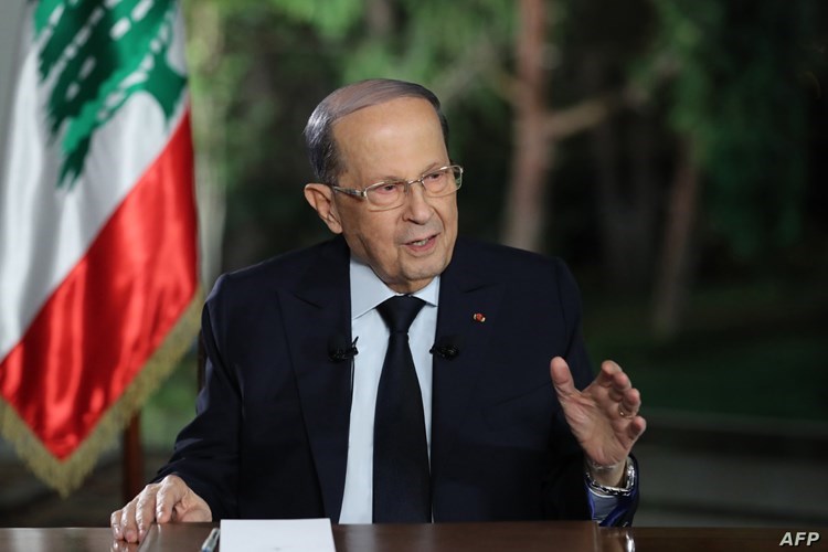 Lebanese President Michel Aoun. Source: AFP