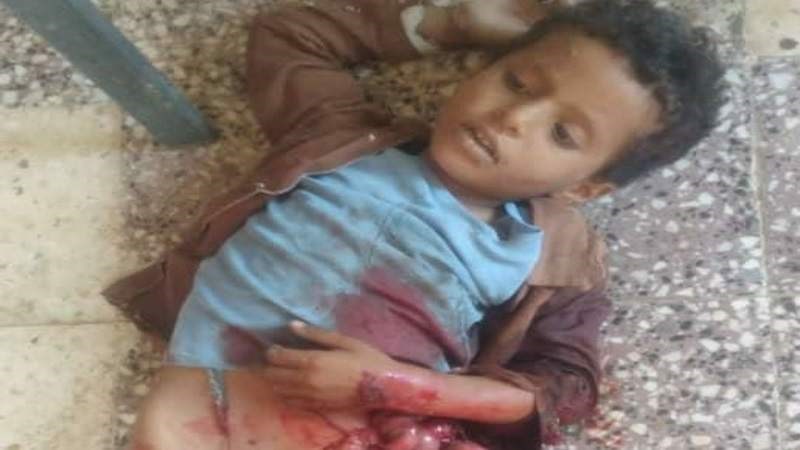8 year-old child killed in Taiz by aggression's sniper.