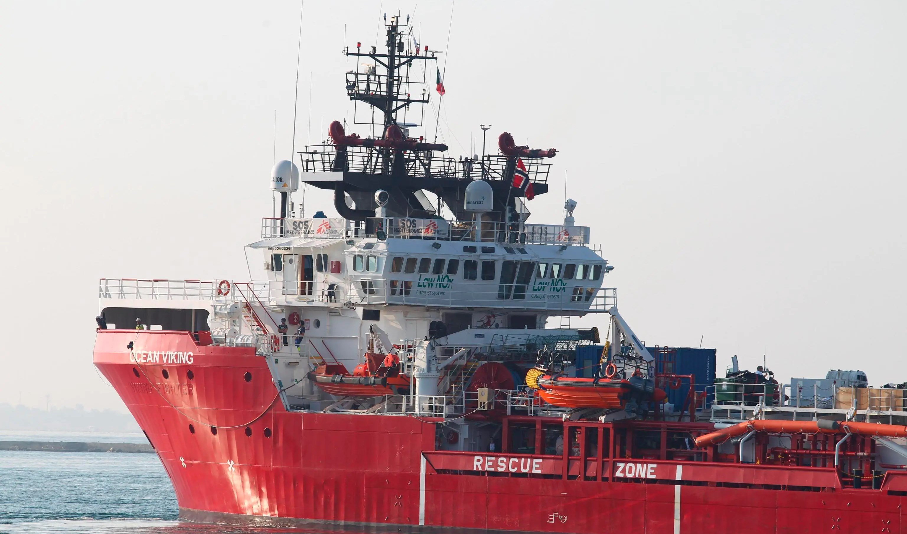 The Ocean Viking rescue ship (AP)