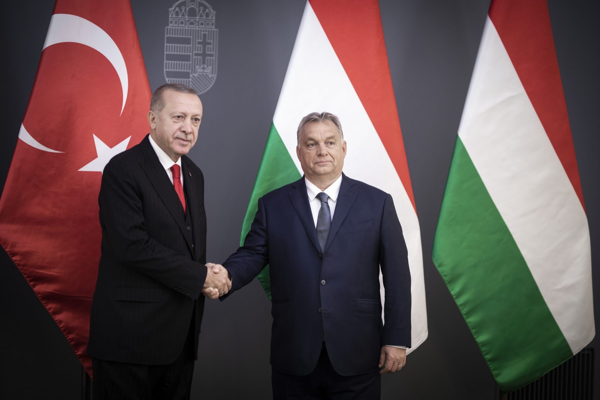 Turkish President Recep Tayyip Erdogan and Hungarian Prime Minister Viktor Orban.