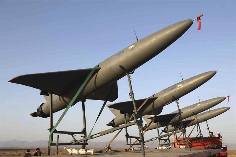 File Photo: Iranian Army on Aug. 24, 2022, drones is prepared for launch during a military drone drill in Iran. Source: AP