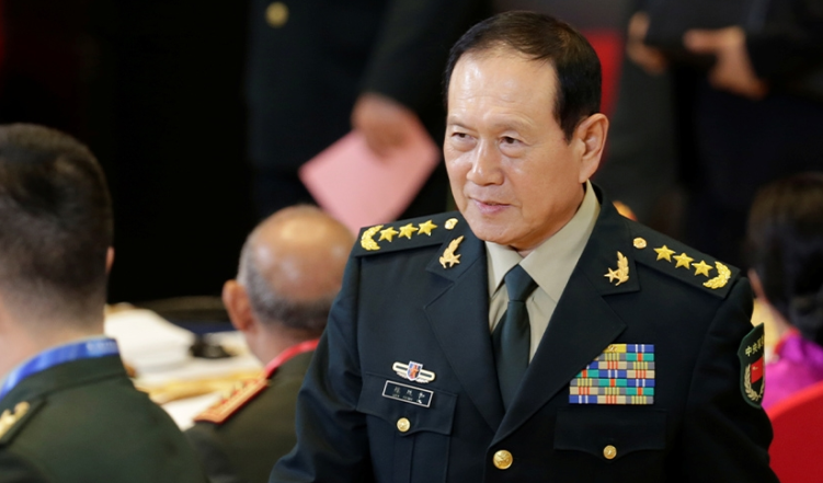 Chinese Defense Minister Wei Fenghe (Reuters)