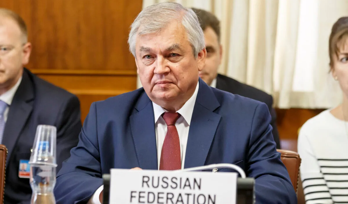 Russian Special Presidential Envoy for Syria Alexander Lavrentyev (AFP)