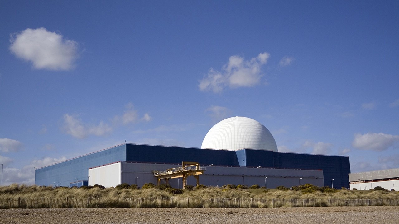 Sizewell B nuclear power station in Suffolk. Source: ITV Anglia.