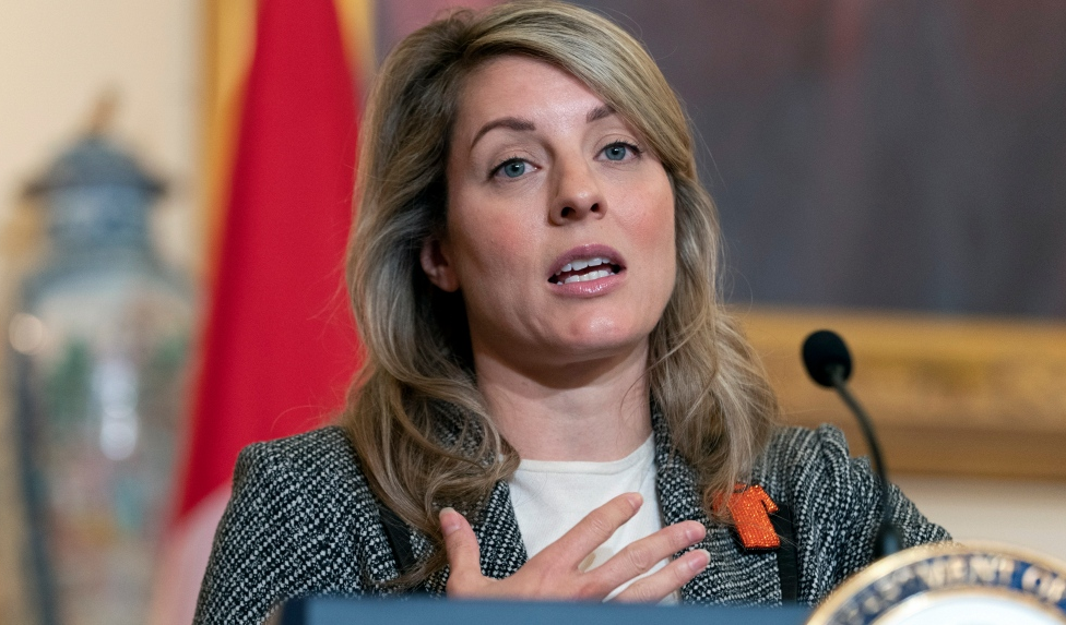 Canada's Foreign Minister Melanie Joly (AP)
