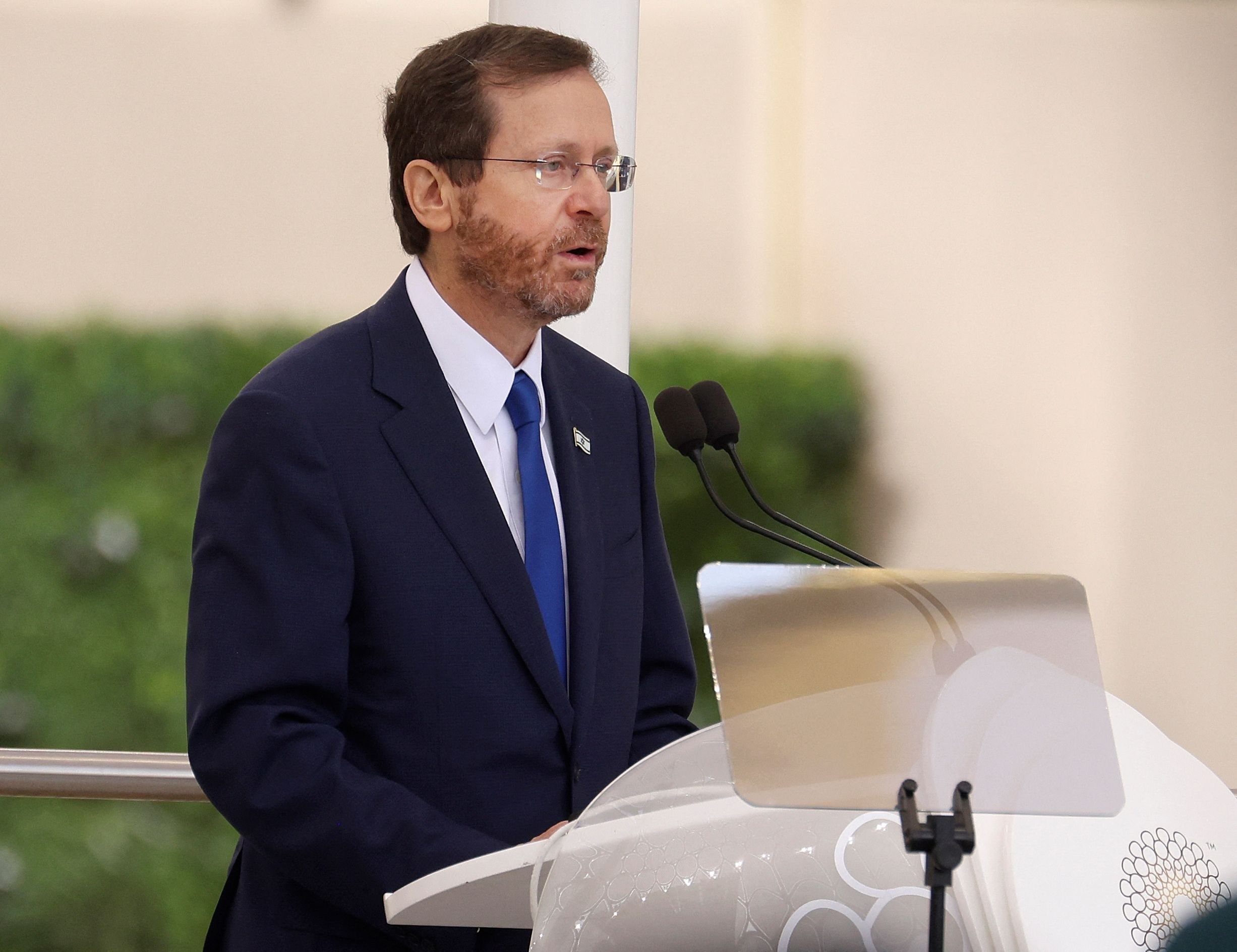 The occupation's president Isaac Herzog (Daily Sabah)