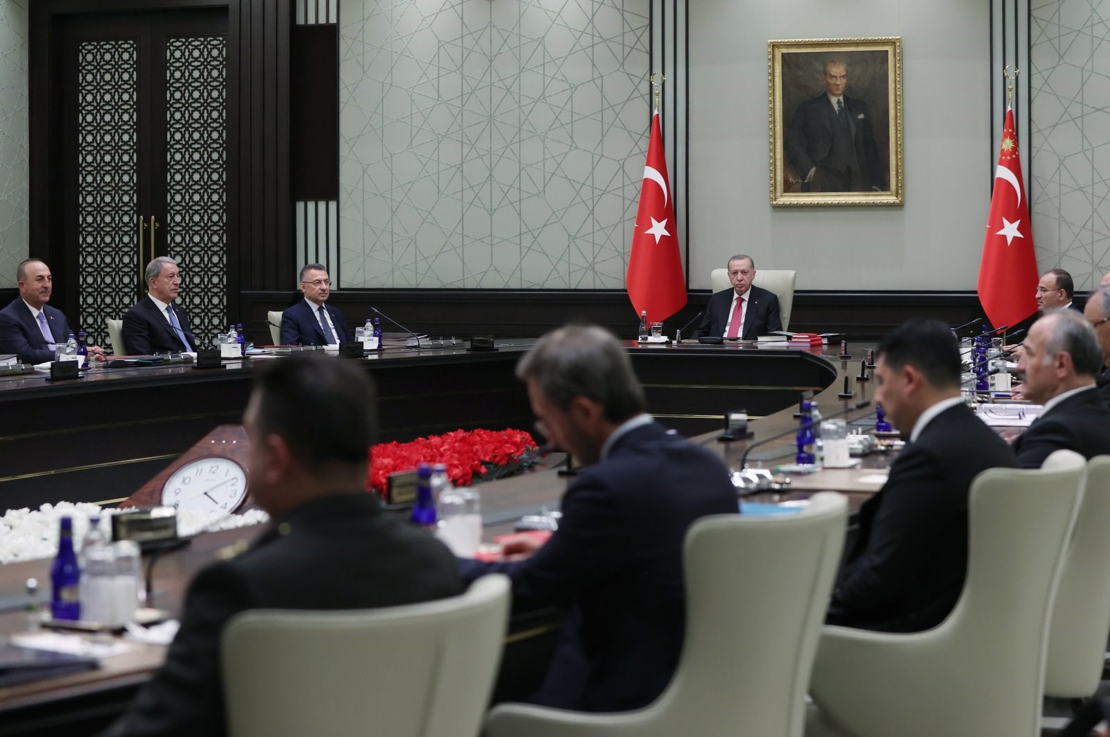 Turkish National Security Council under the leadership pf President Recep Tayyip Erdogan (DHA)