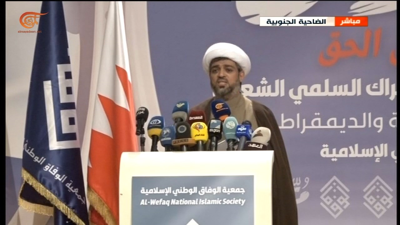 Deputy Secretary-General of the Bahraini Al-Wefaq Society, Sheikh Hussein Al-Daihi