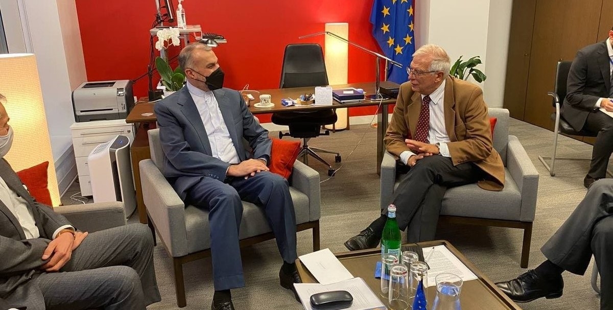 The meeting took place on the sidelines of the Munich Security Conference