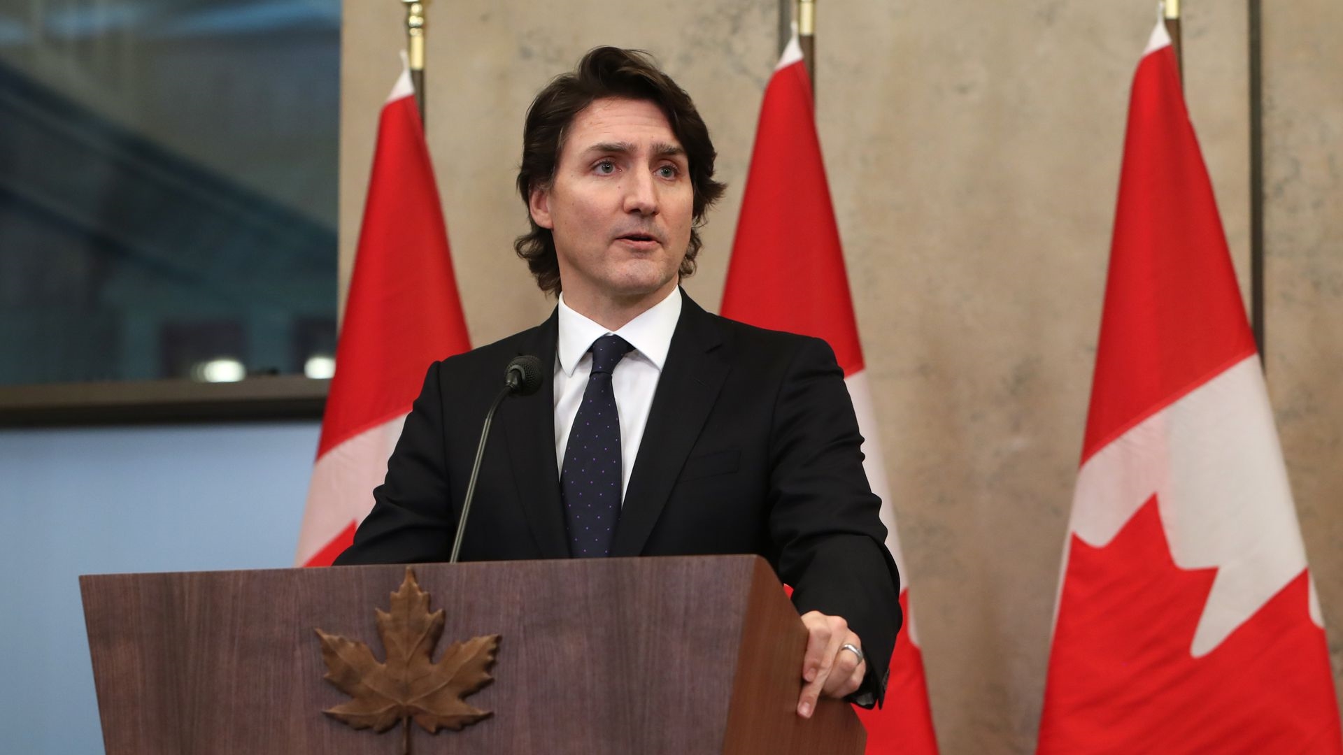 Trudeau said there were signs some truckers were regrouping outside Ottawa