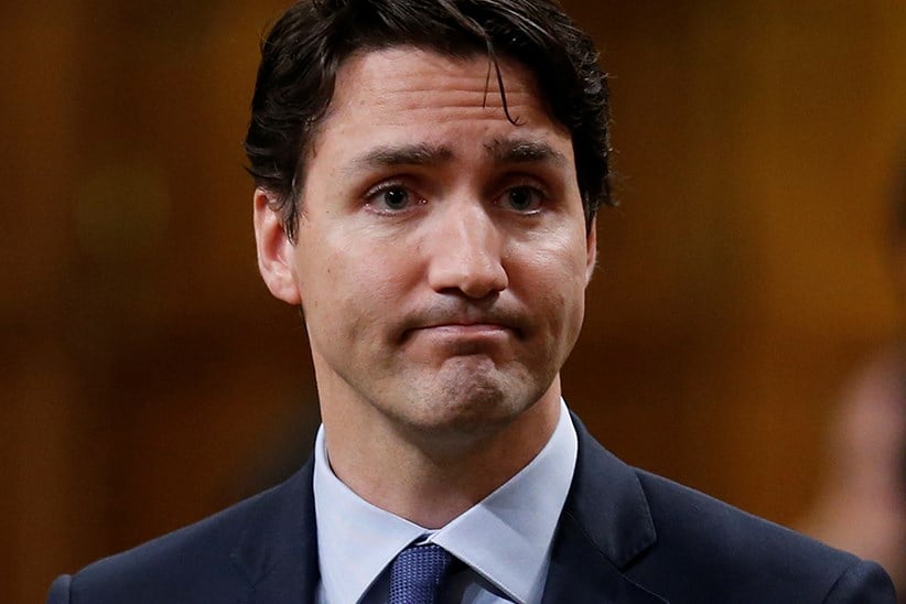 Justin Trudeau pauses while responding to questions after delivering an apology in the House of Commons on Parliament Hill in Ottawa, Ontario, Canada, May 19, 2016 following a physical altercation the previous day. (Chris Wattie/Reuters)