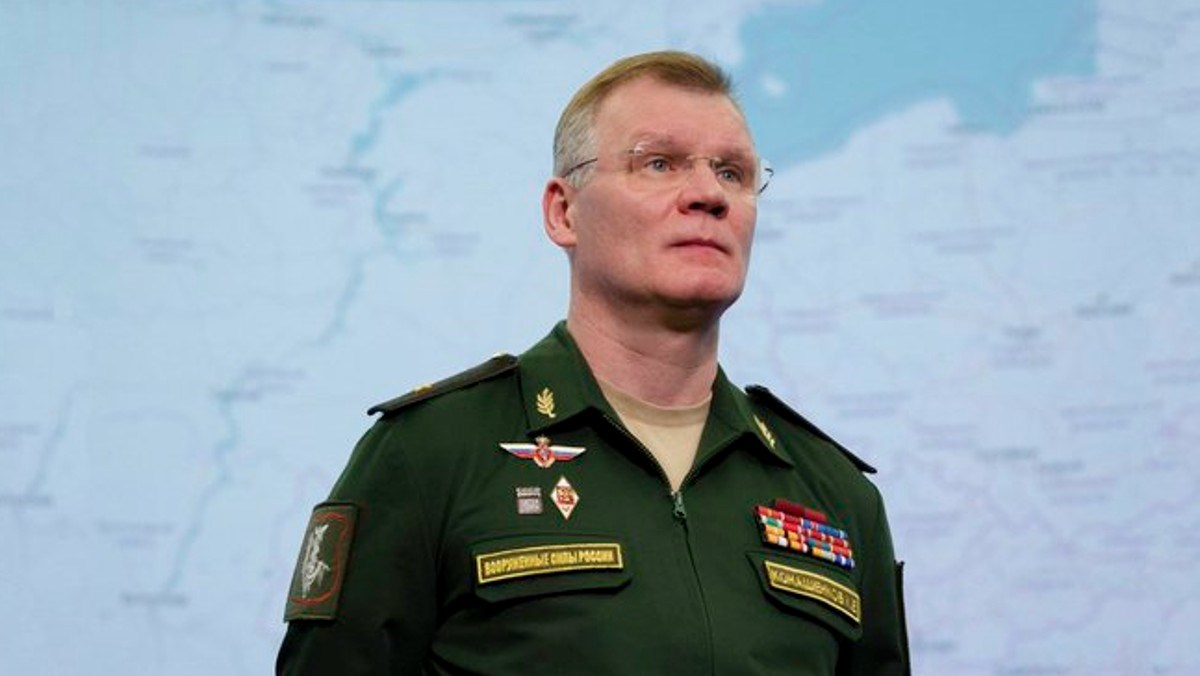 Russian Defense Ministry Spokesperson Major General Igor Konashenkov.