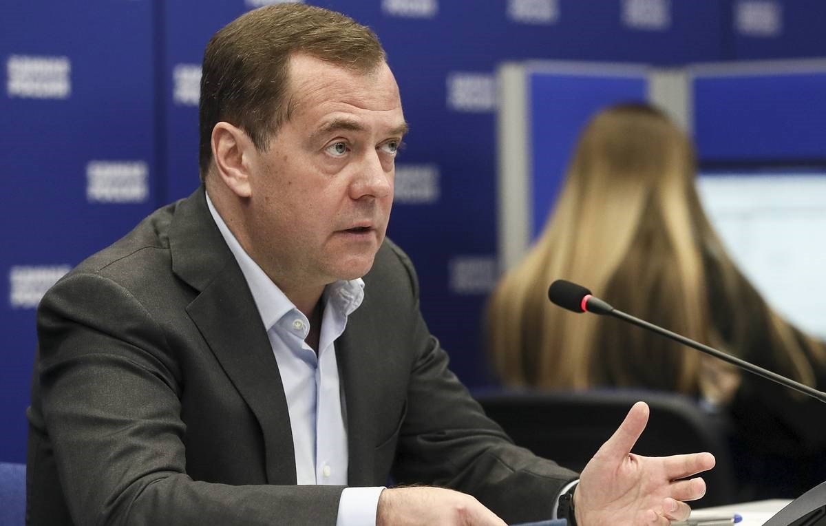 Russian Security Council Deputy Chairman Dmitry Medvedev