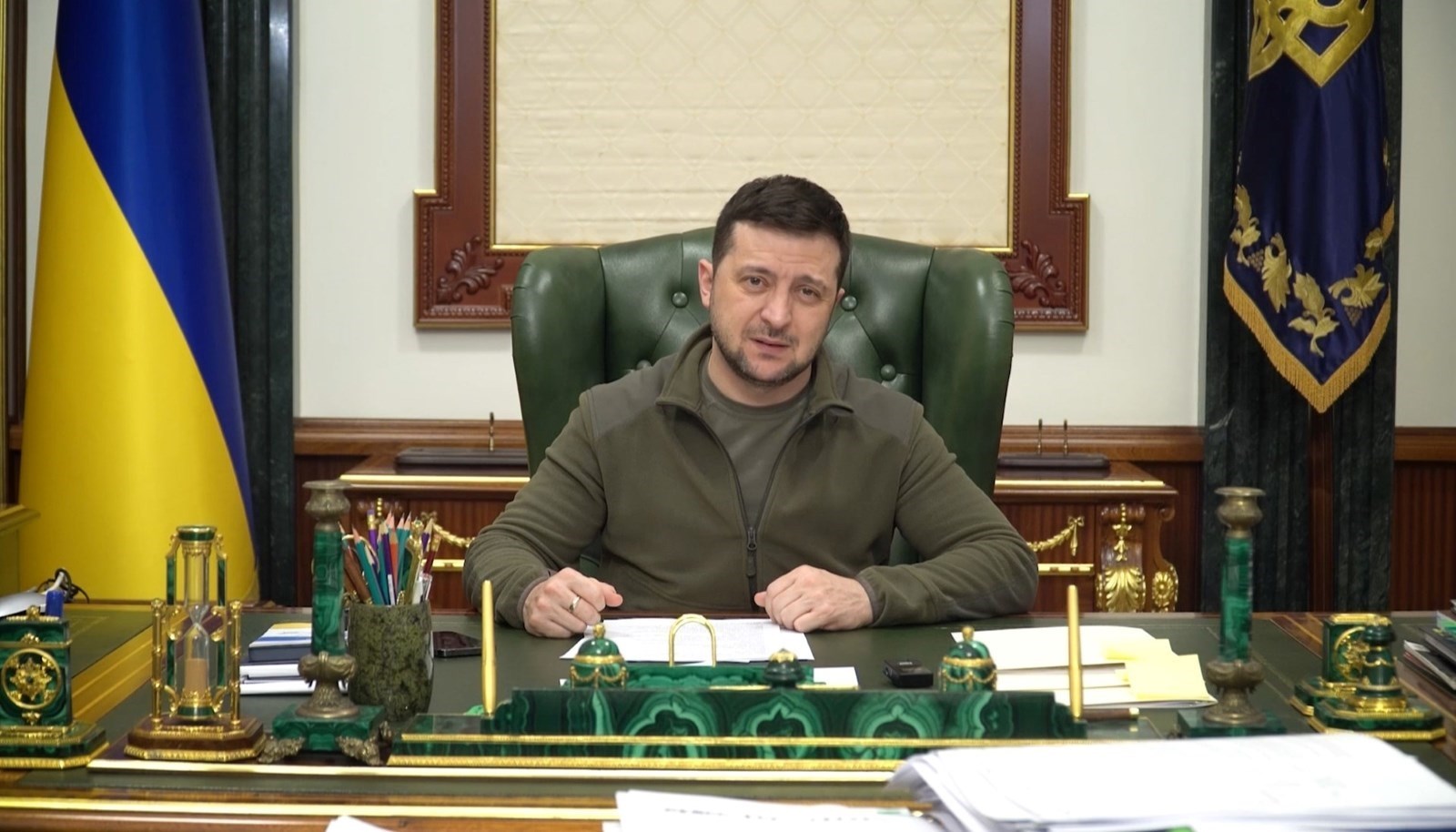 Ukrainian President Volodymyr Zelensky