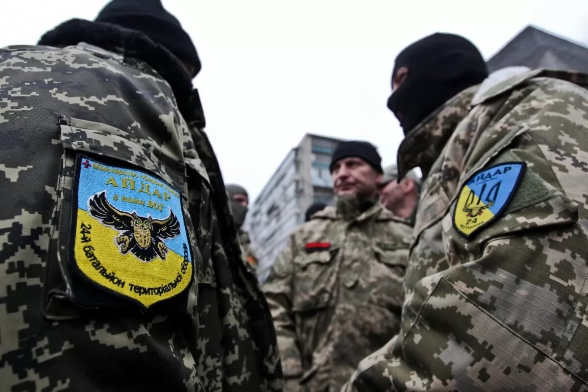 Neo-Nazi Aidar Battalion.