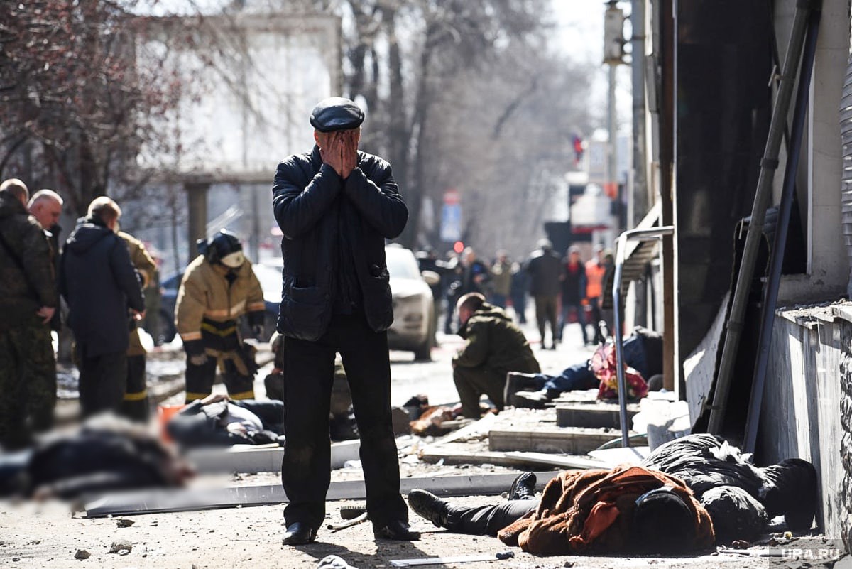 Graphic Photo of the Donestsk massacre that was carried out by Ukranian forces, March 14, 2022 (URA.RU)