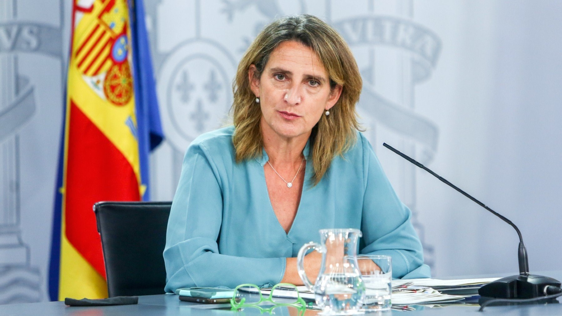 Spain's Minister of Ecological Transition and third Deputy Prime Minister, Teresa Ribera
