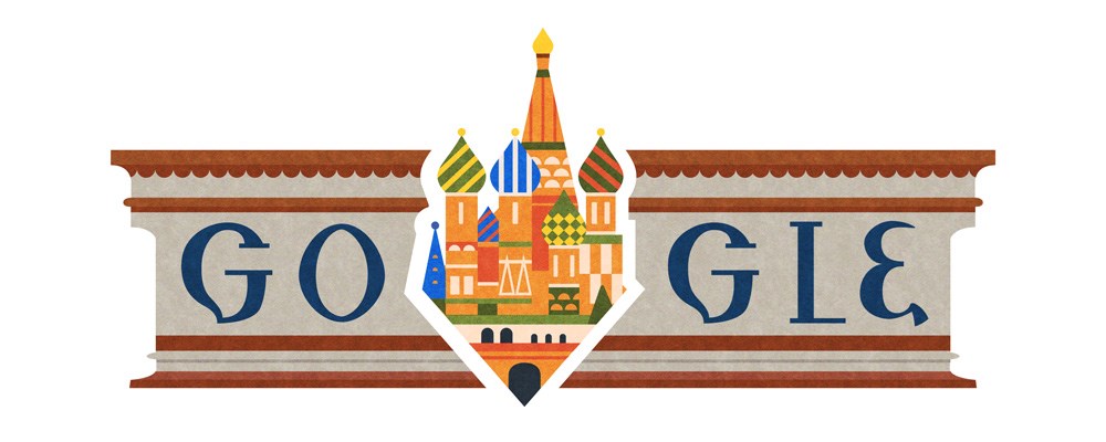 Google's Doodle on Russia's National Day in 2020