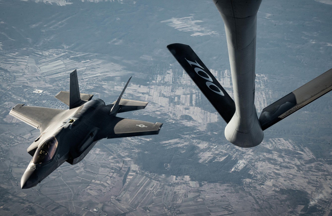 Warplanes deployed for NATO enhanced air policing operations to counter Russia's operation in Ukraine