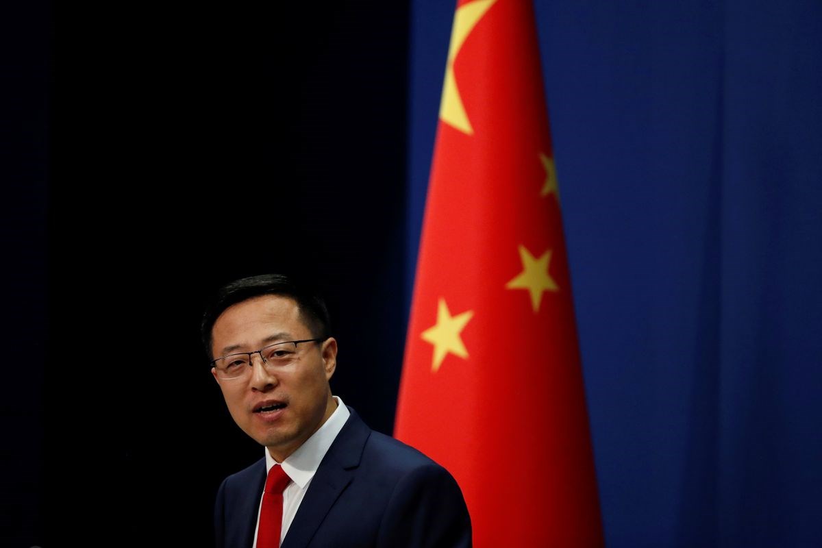 The Spokesperson for China's Foreign Ministry Zhao Lijian