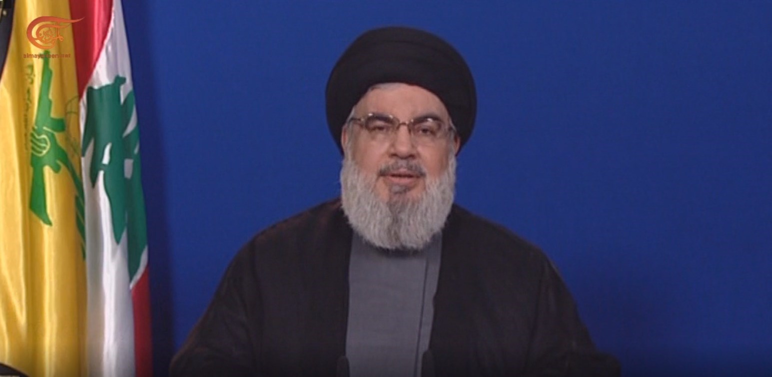 Nasrallah: We stand strong by Palestine